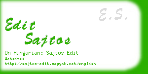 edit sajtos business card